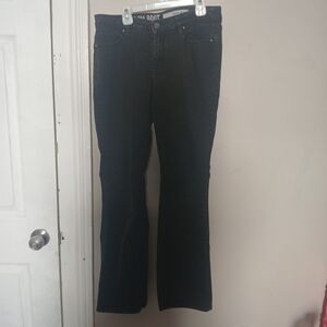 DKNY Mercer Slim Low Rise Bootcut Black Boot Cut Jeans